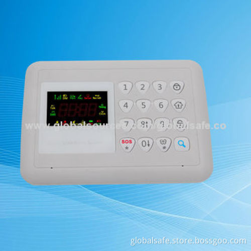 SMS alert control GSM network video alarm system with multi-safety